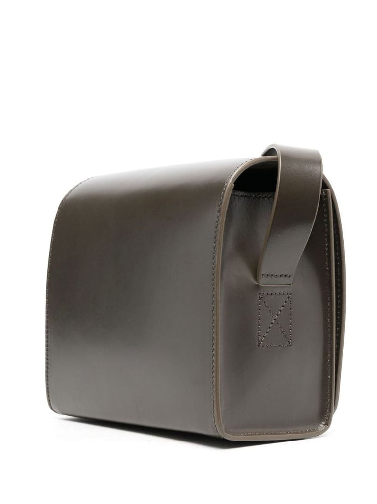 Green Camera Boxy Cross Body Bag