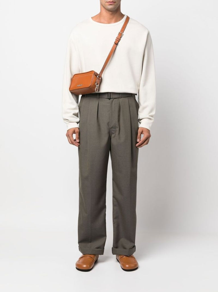 Neutral Dropped Shoulder Sweater