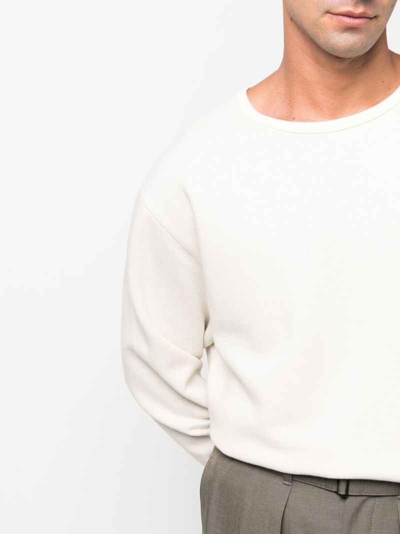 Neutral Dropped Shoulder Sweater