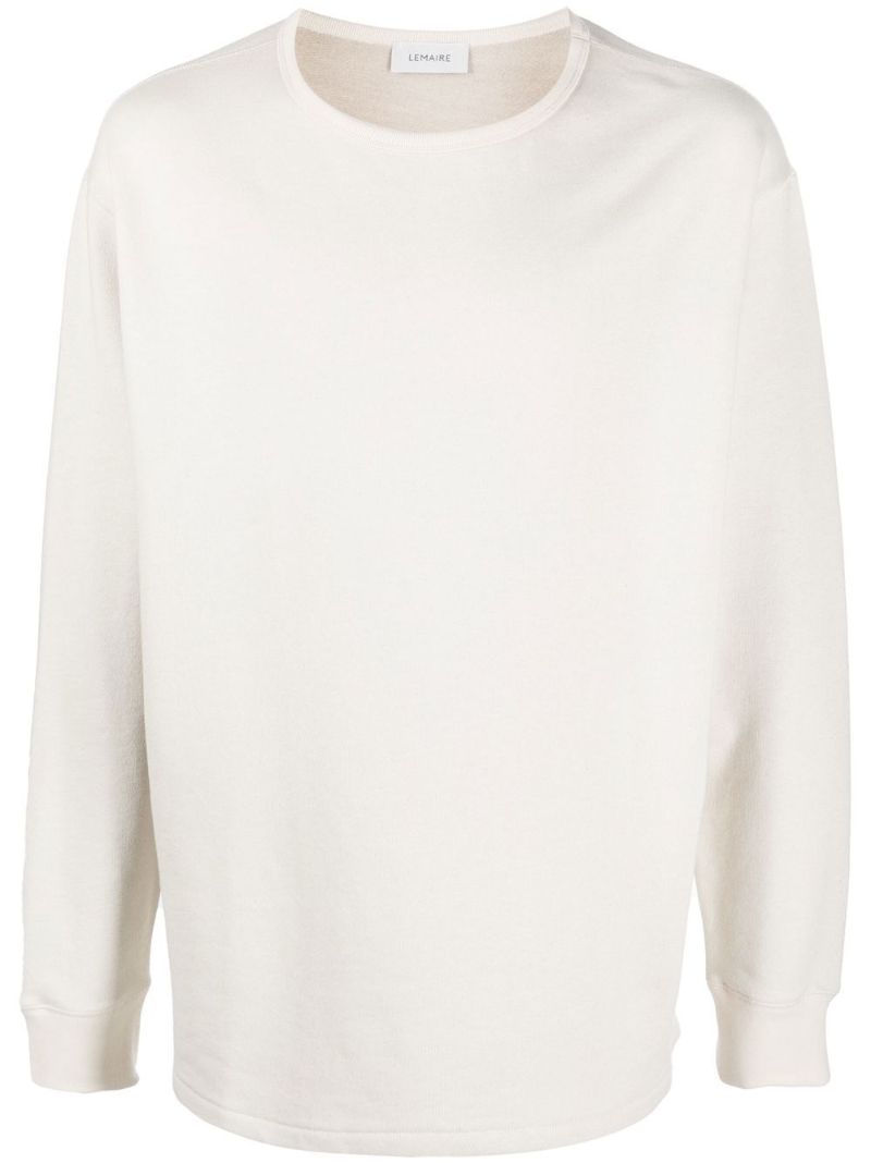 Neutral Dropped Shoulder Sweater