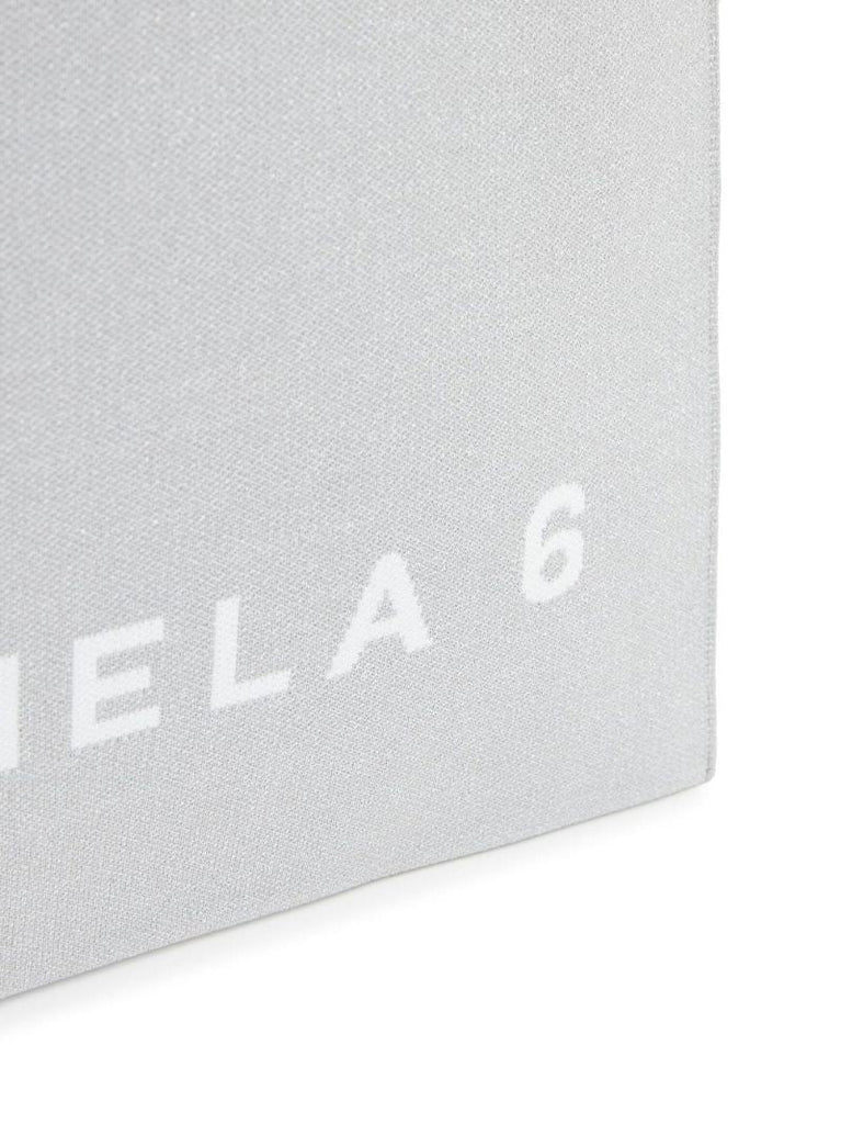 Silver Logo-jacquard Tote Bag