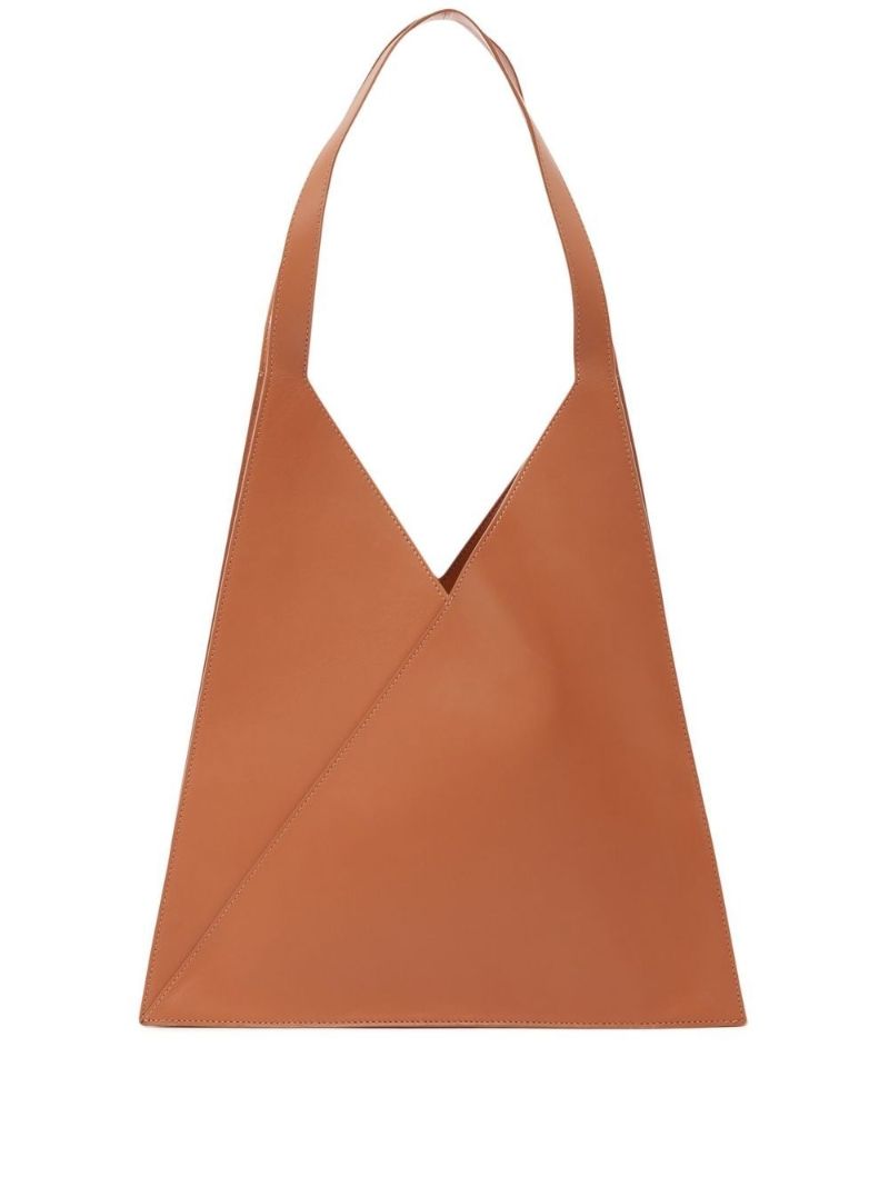 Brown Japanese Leather Tote Bag
