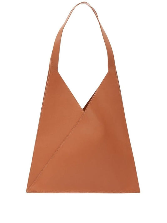 Brown Japanese Leather Tote Bag