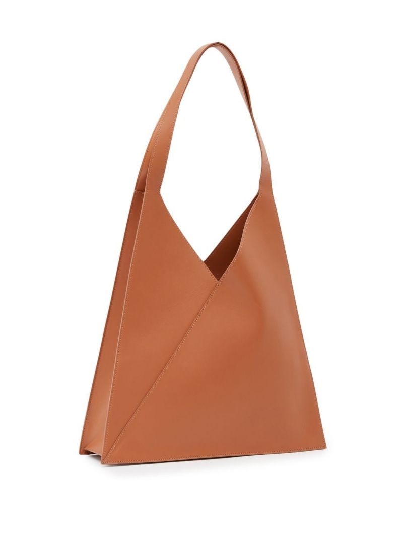 Brown Japanese Leather Tote Bag
