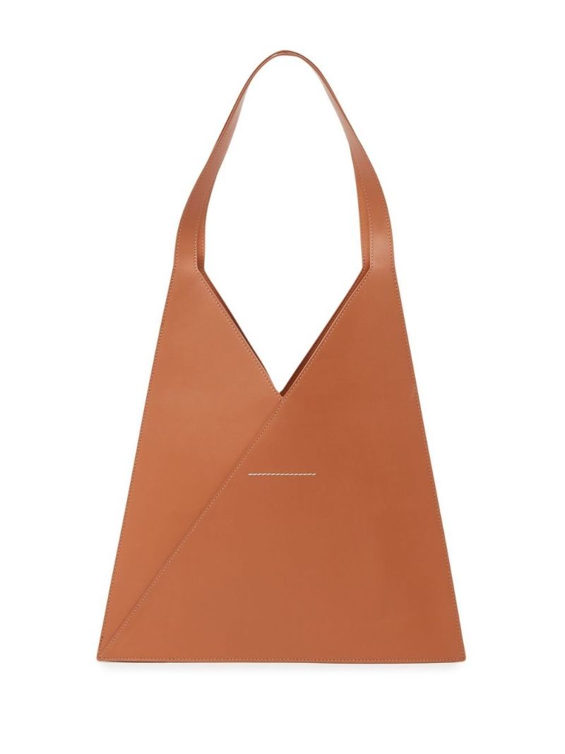 Brown Japanese Leather Tote Bag