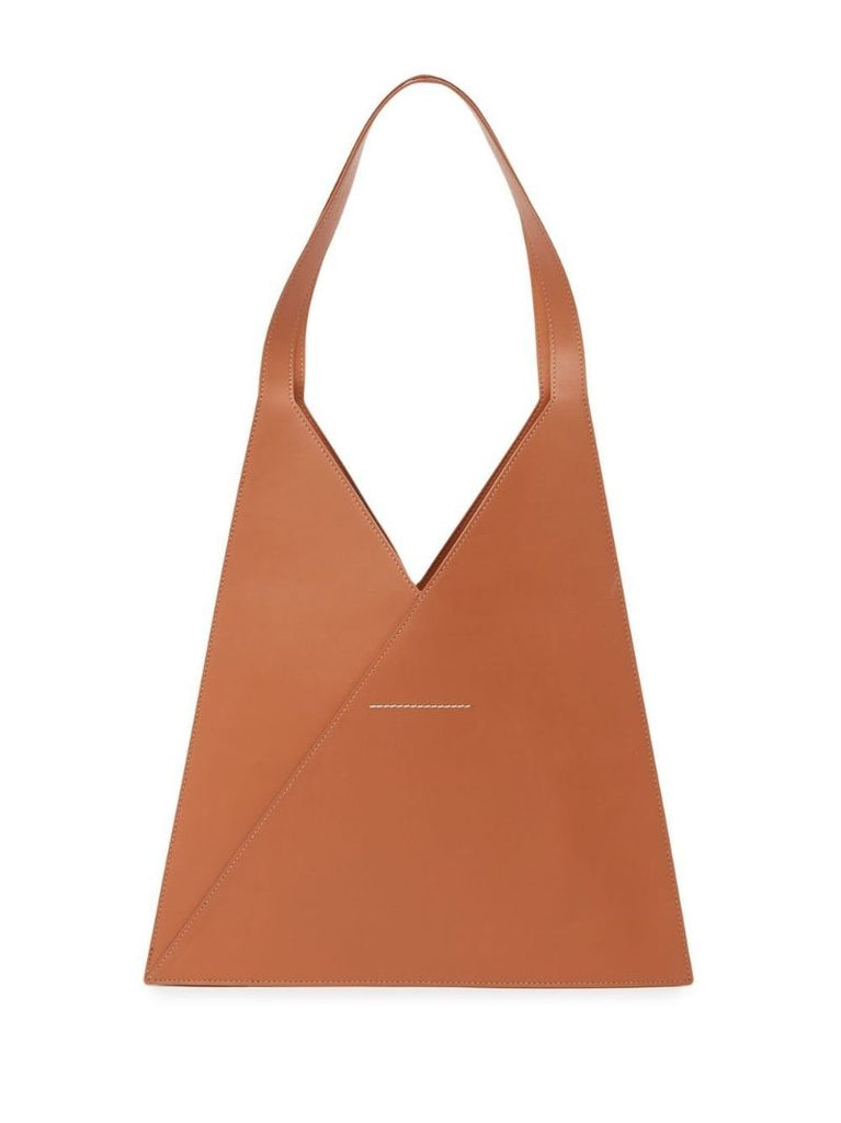 Brown Japanese Leather Tote Bag
