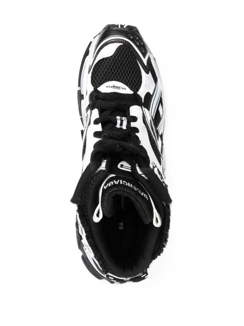 Black Runner High-top Sneakers