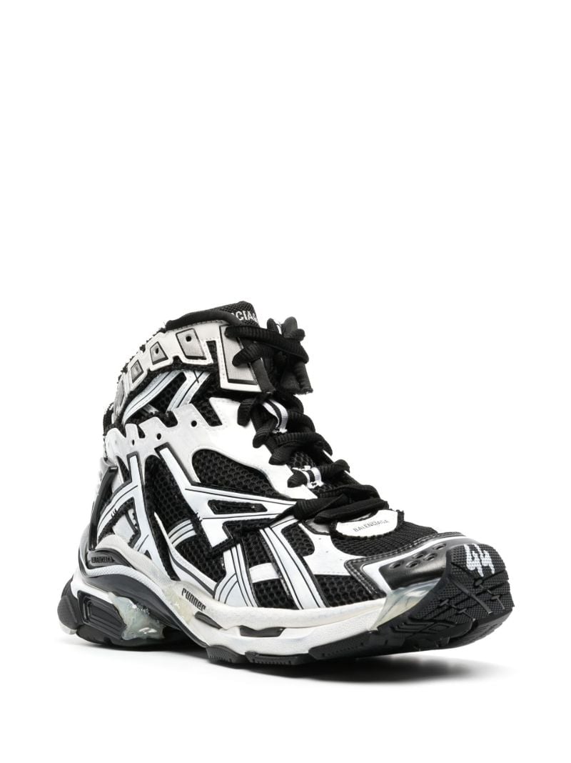Black Runner High-top Sneakers
