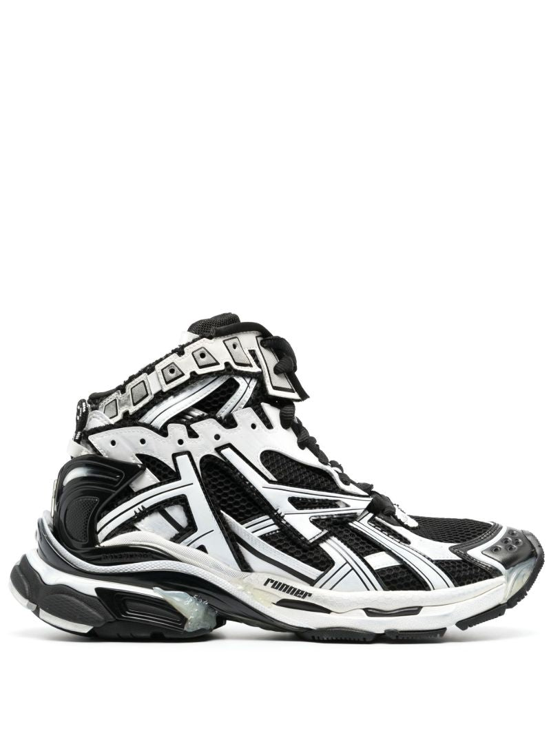 Black Runner High-top Sneakers
