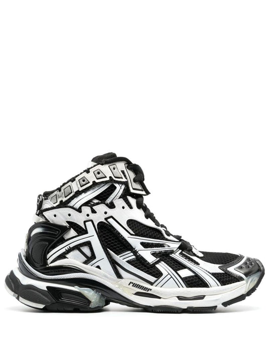 Black Runner High-top Sneakers
