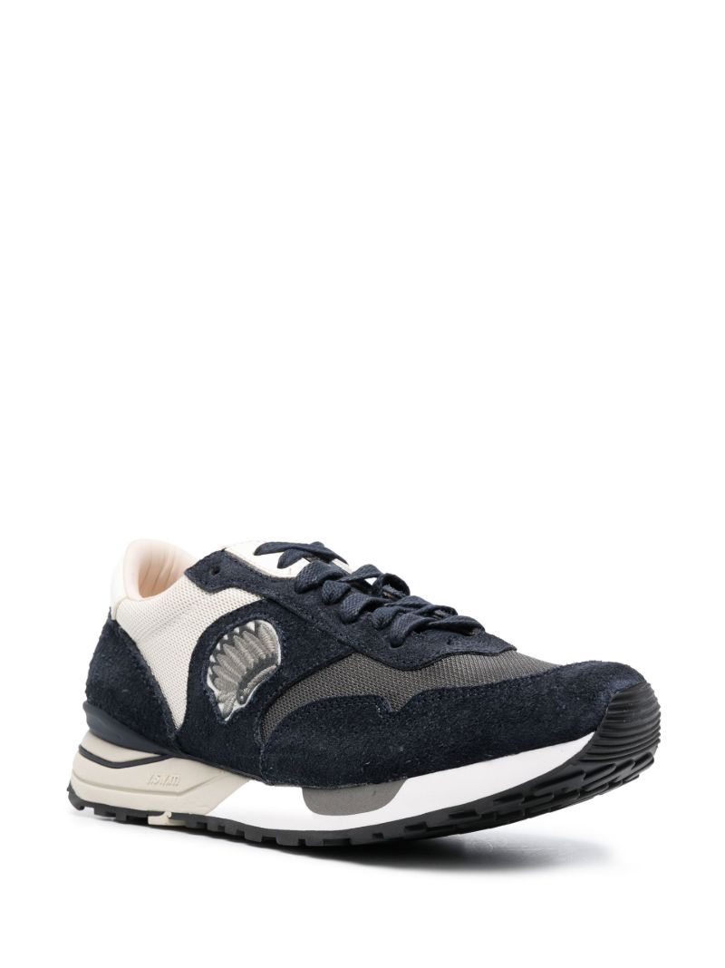 Blue Roland Jogger Suede Sneakers