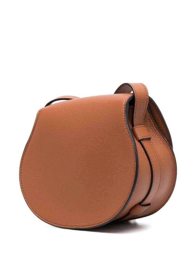 Brown  Marcie Leather Cross Body Bag
