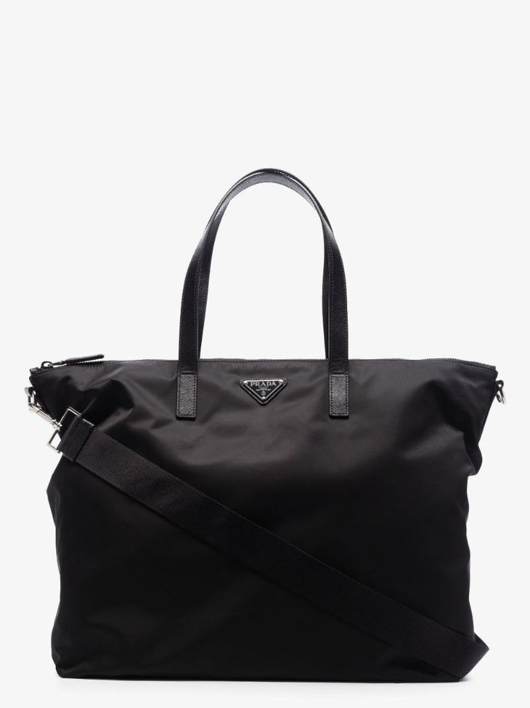 Black Re-nylon Core Tote Bag
