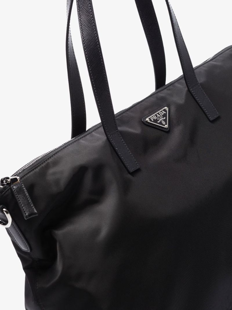 Black Re-nylon Core Tote Bag