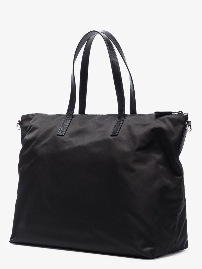 Black Re-nylon Core Tote Bag