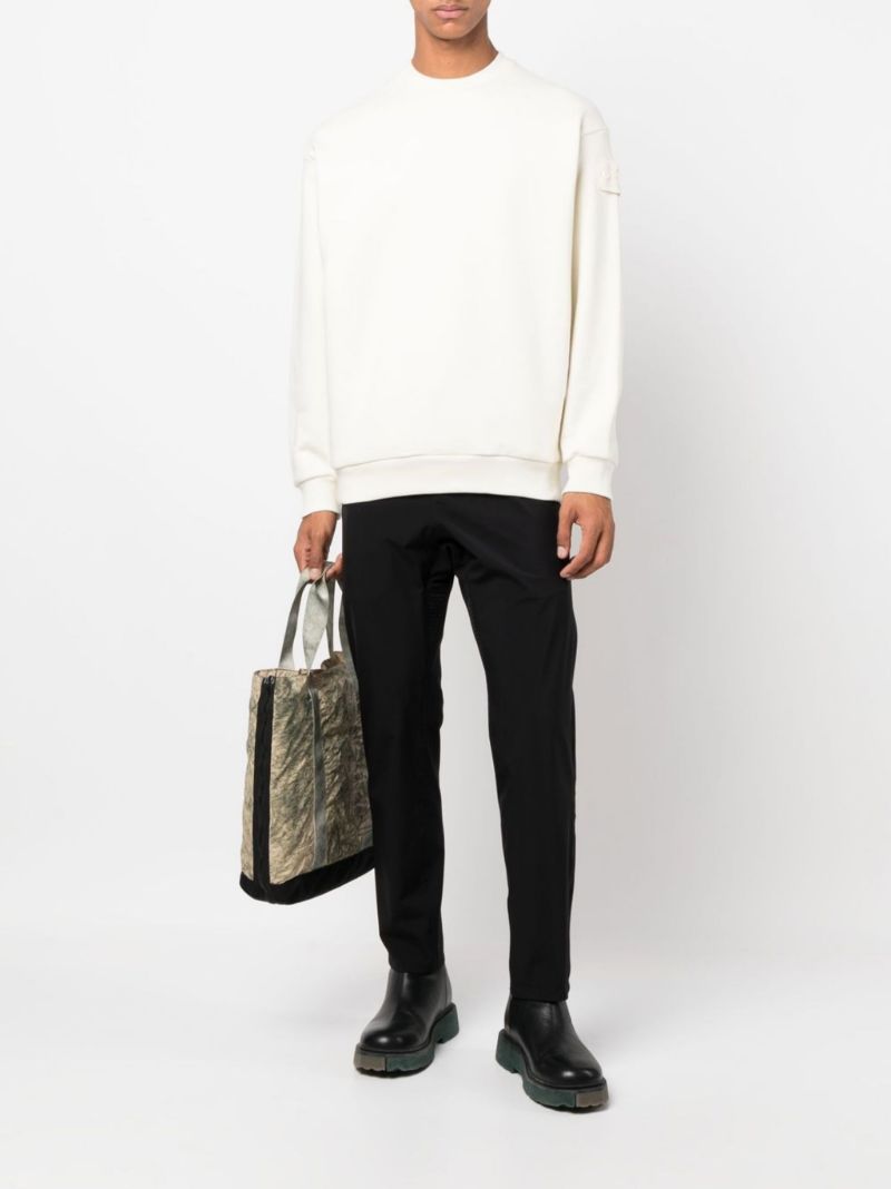 White Cotton Sweatshirt