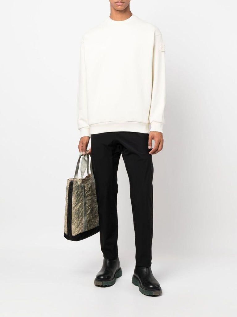 White Cotton Sweatshirt