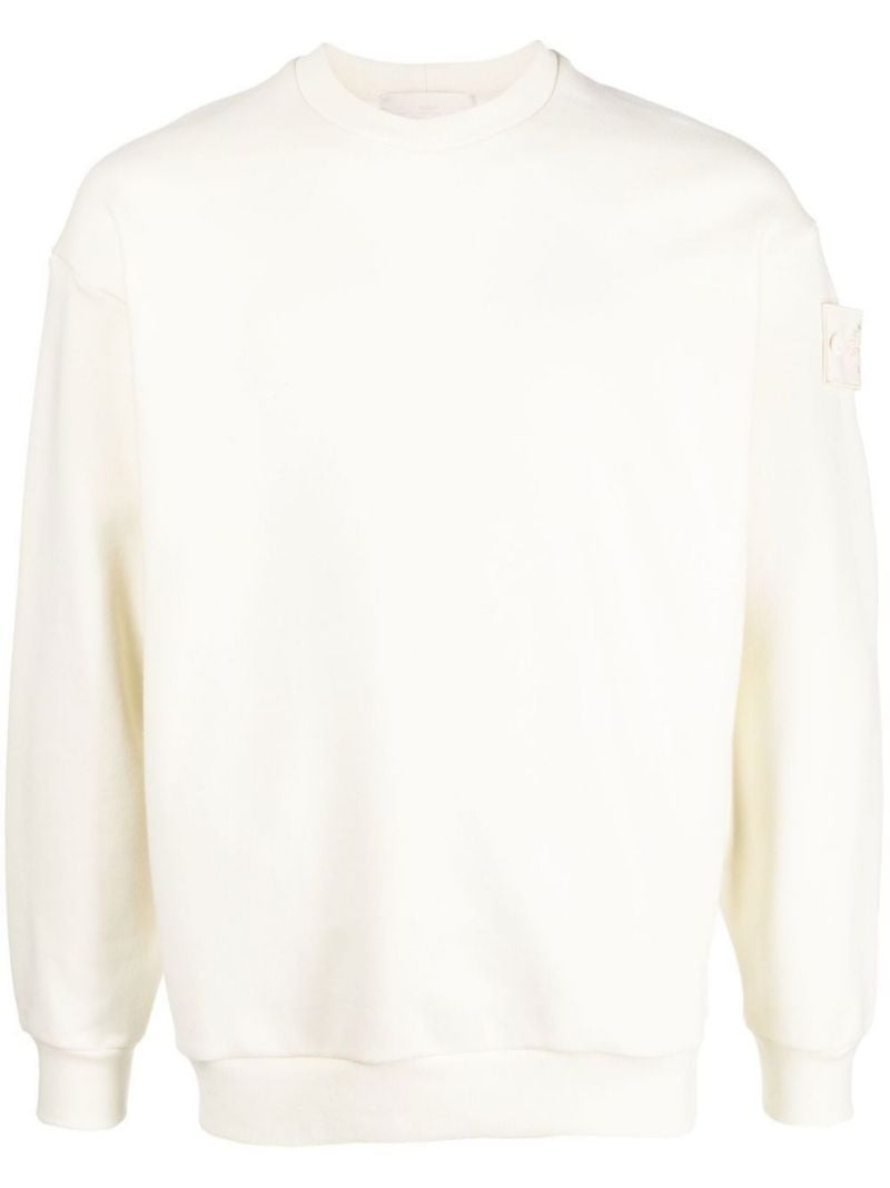White Cotton Sweatshirt