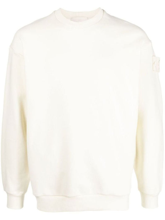 White Cotton Sweatshirt