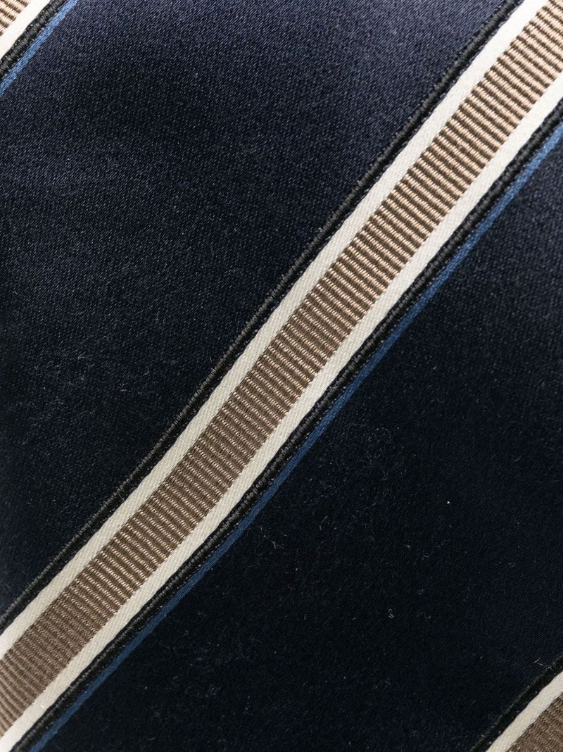 Blue Striped Silk Tie