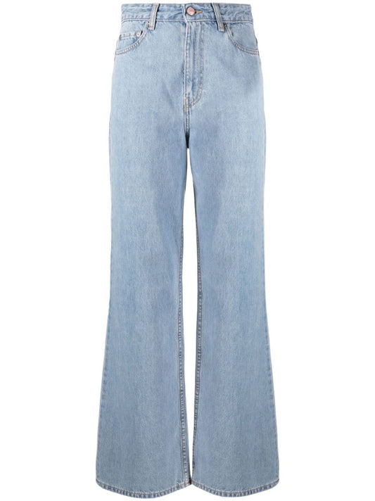 Blue Magny Wide-leg Jeans