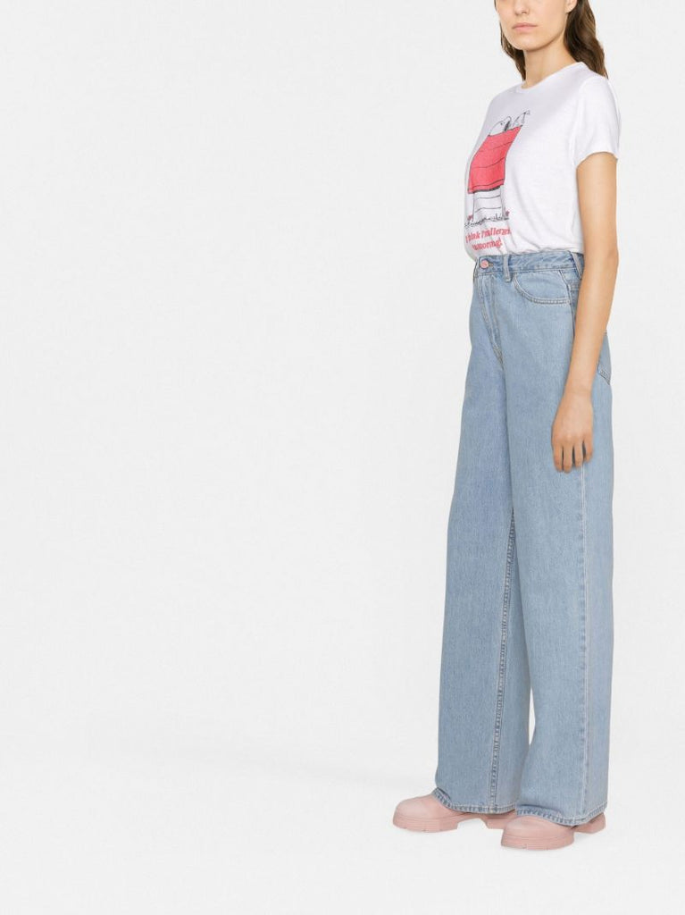 Blue Magny Wide-leg Jeans
