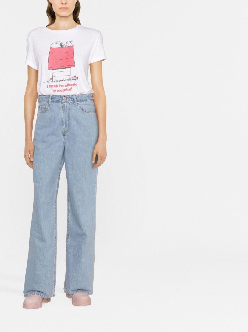 Blue Magny Wide-leg Jeans