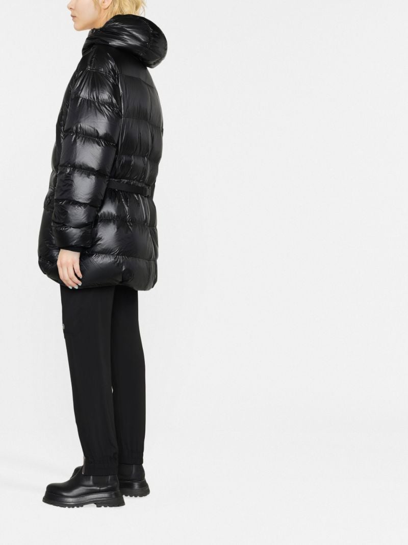 Black Upside-down Goose Down Puffer Jacket
