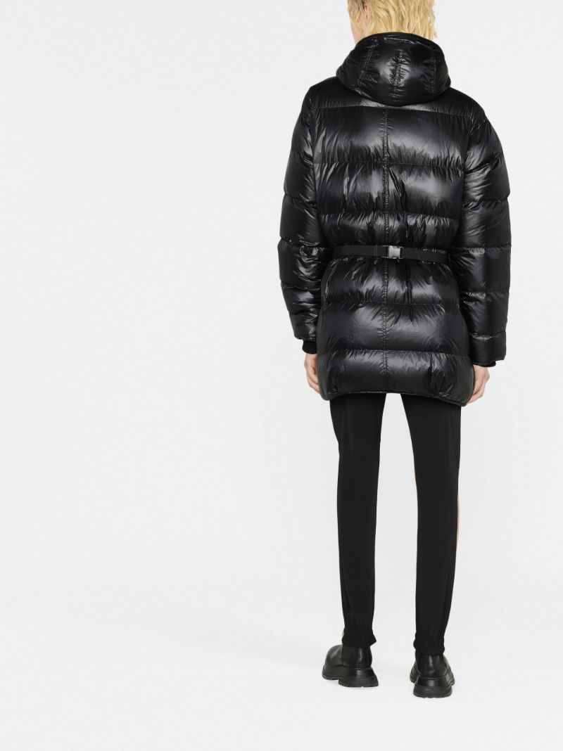 Black Upside-down Goose Down Puffer Jacket