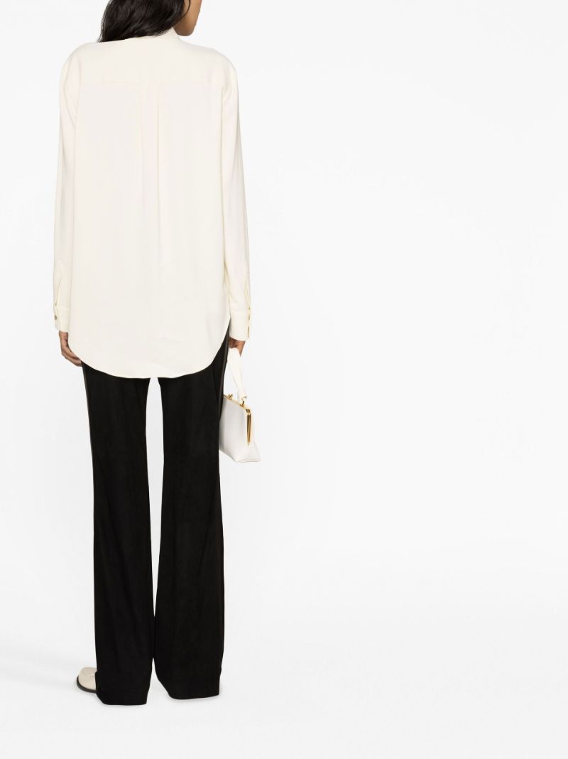 Black High-waisted Tailored Trousers