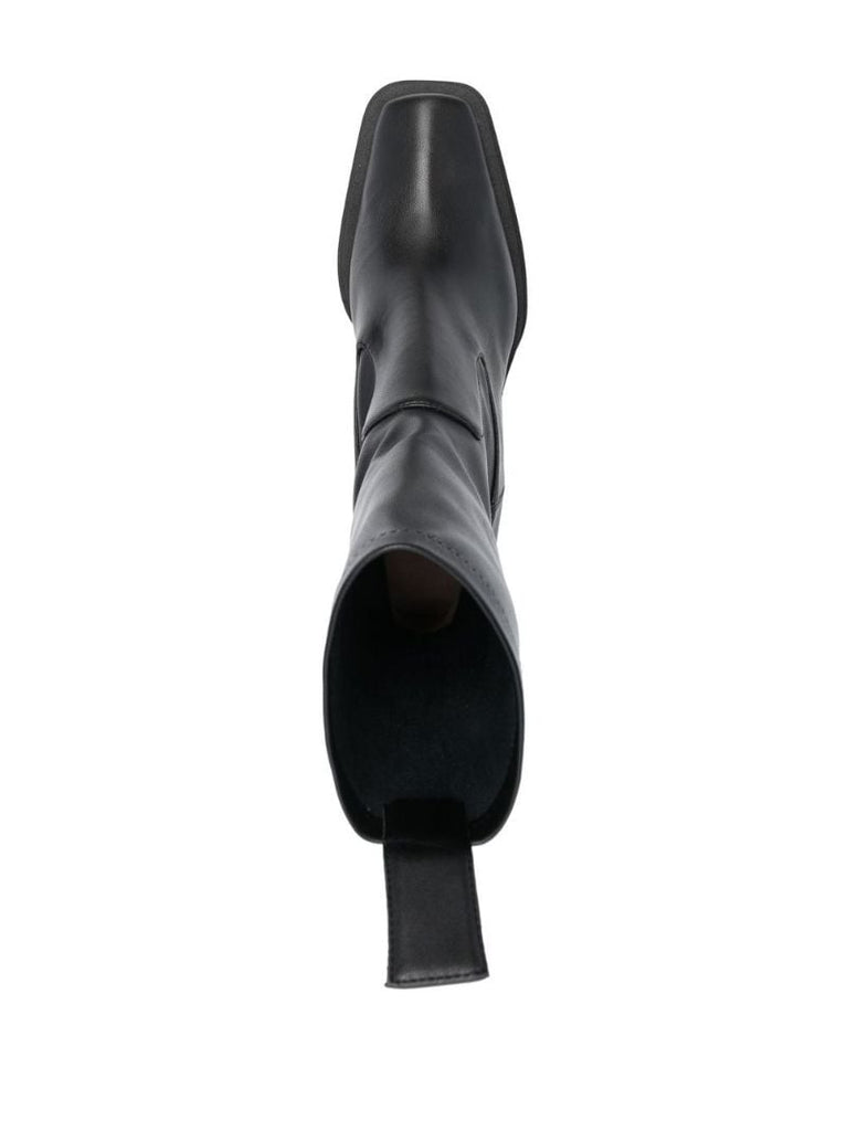 Black Gia 15 Faux-leather Ankle Boots