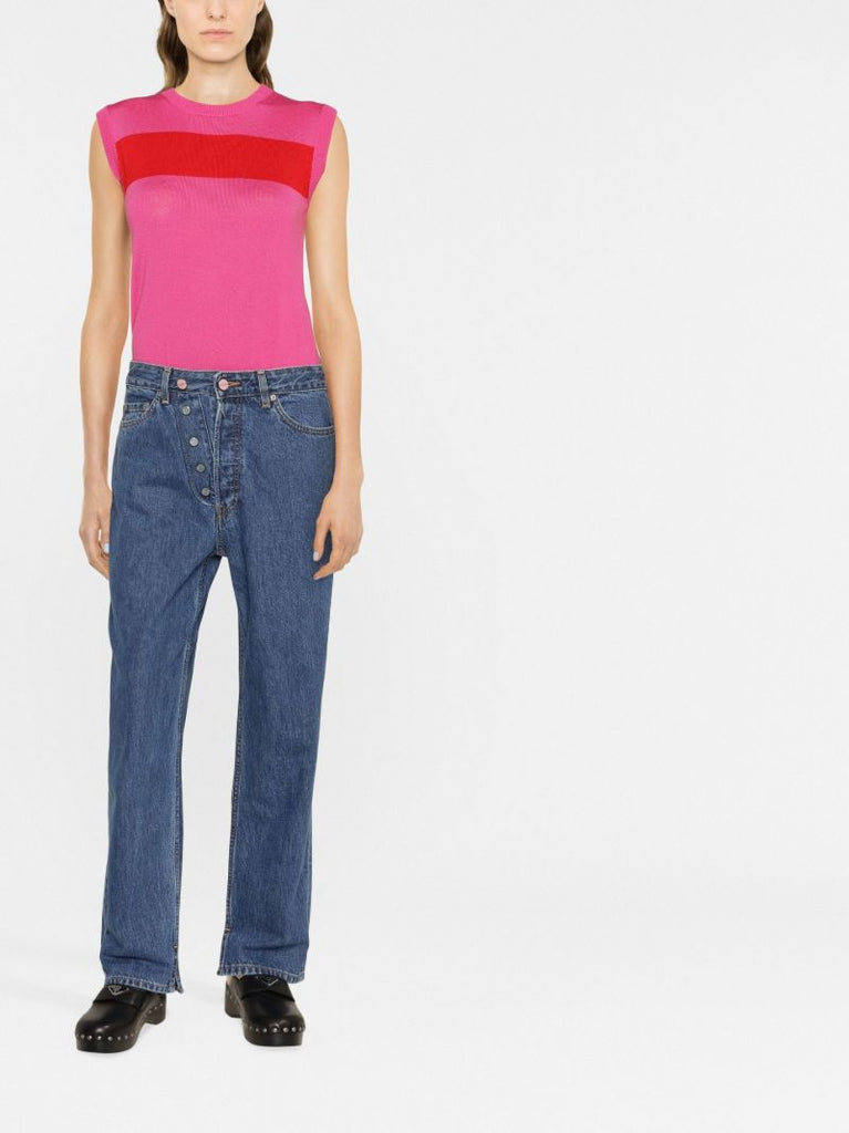 Blue Figni Straight-leg Jeans