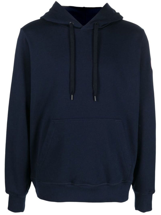 Navy Huron Cotton Hoodie