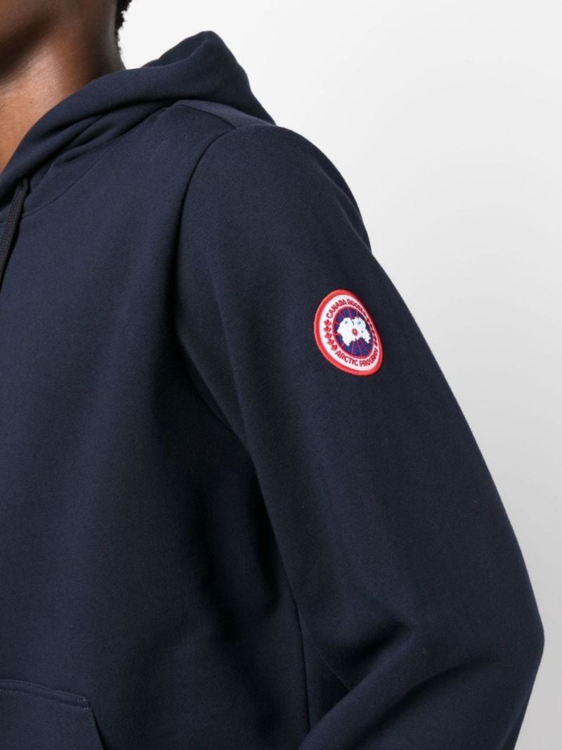 Navy Huron Cotton Hoodie