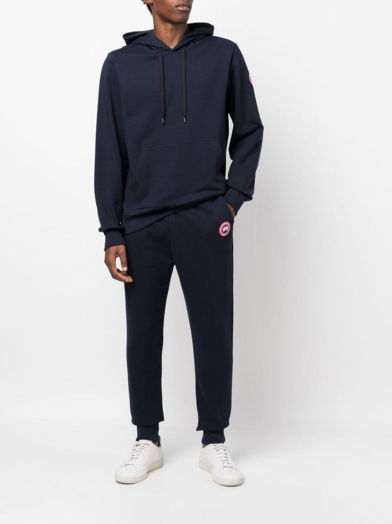 Navy Huron Cotton Hoodie