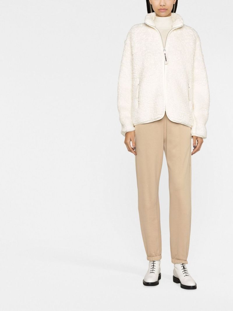 Neutral Faux Shearling Jacket