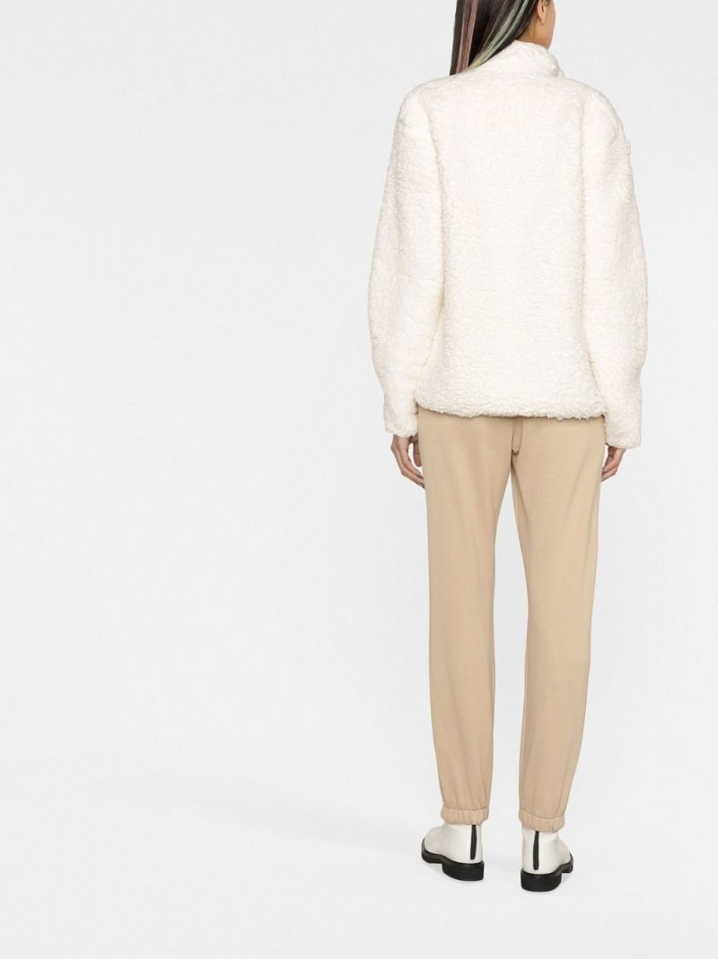 Neutral Faux Shearling Jacket