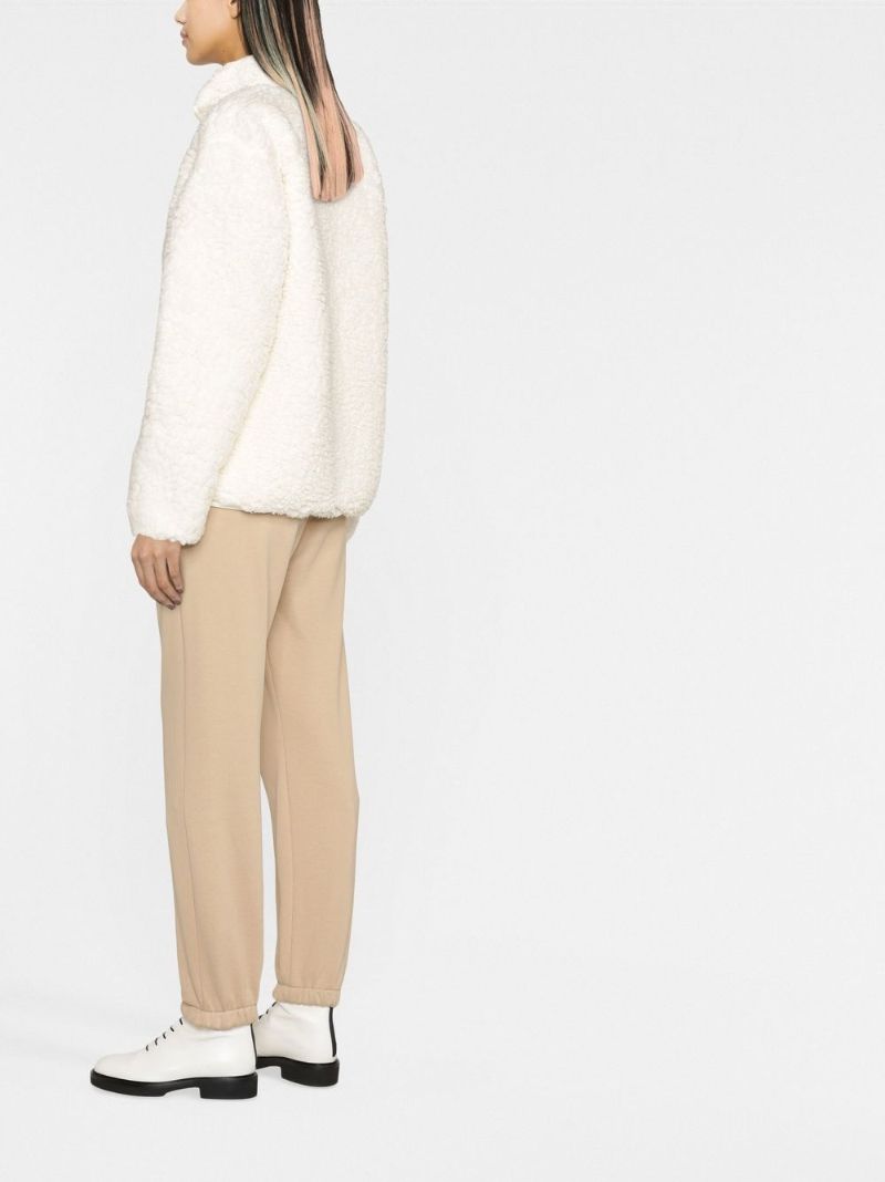 Neutral Faux Shearling Jacket