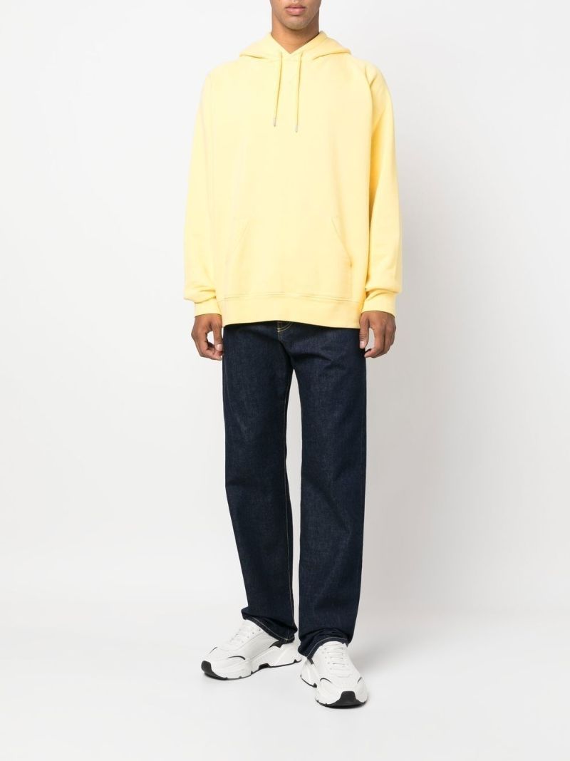 Blue Asagao Straight-leg Jeans