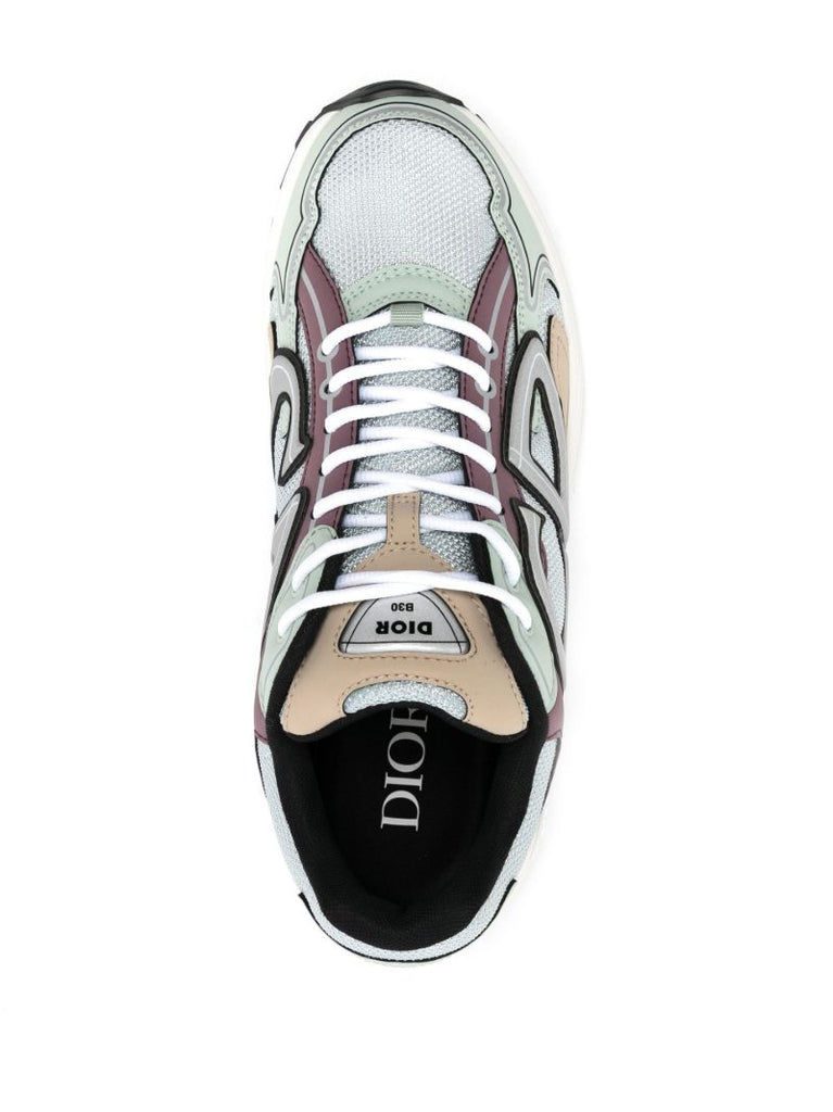 Green B30 Colourblock Sneakers