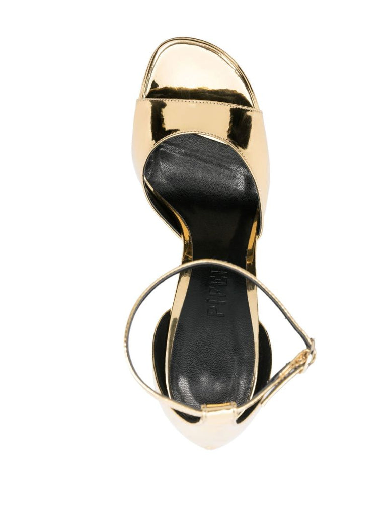 Gold-tone Rosalia 165 Platform Sandals