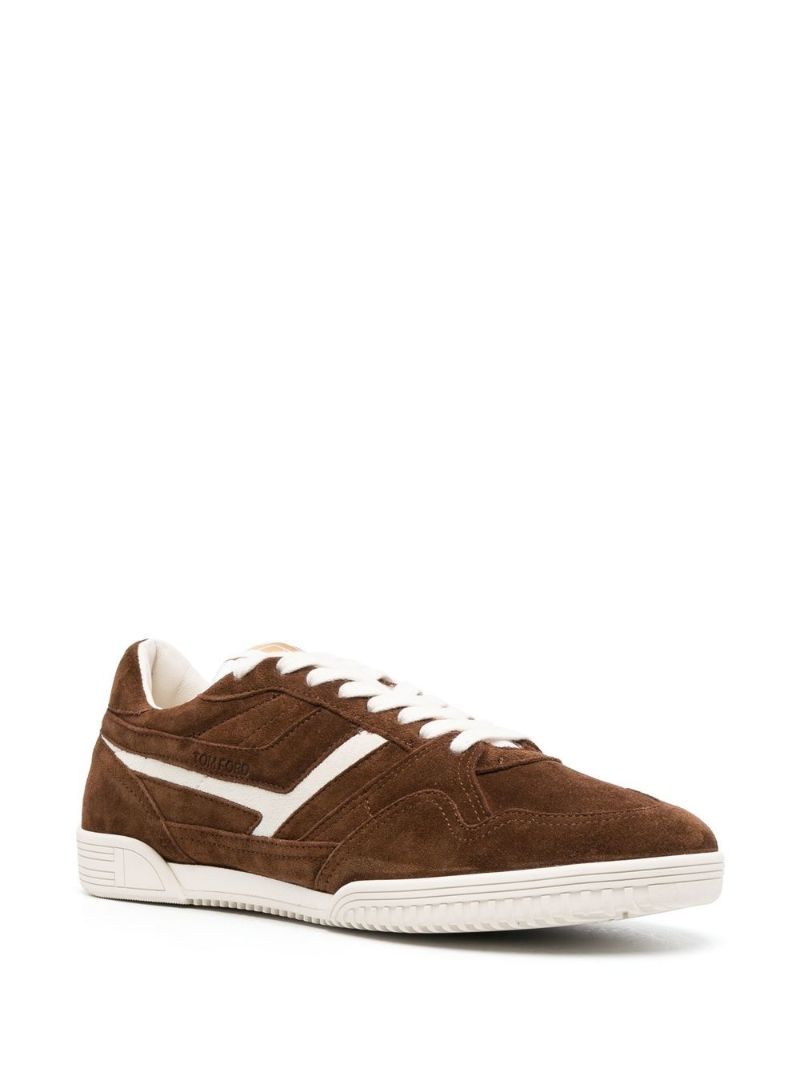 Brown Jackson Suede Low-top Sneakers
