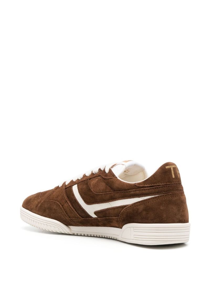 Brown Jackson Suede Low-top Sneakers