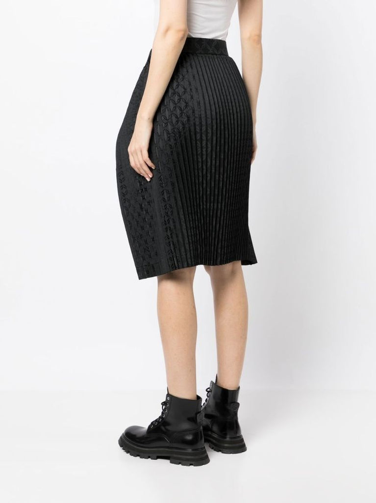Black Seatbelt Knee-length Kilt