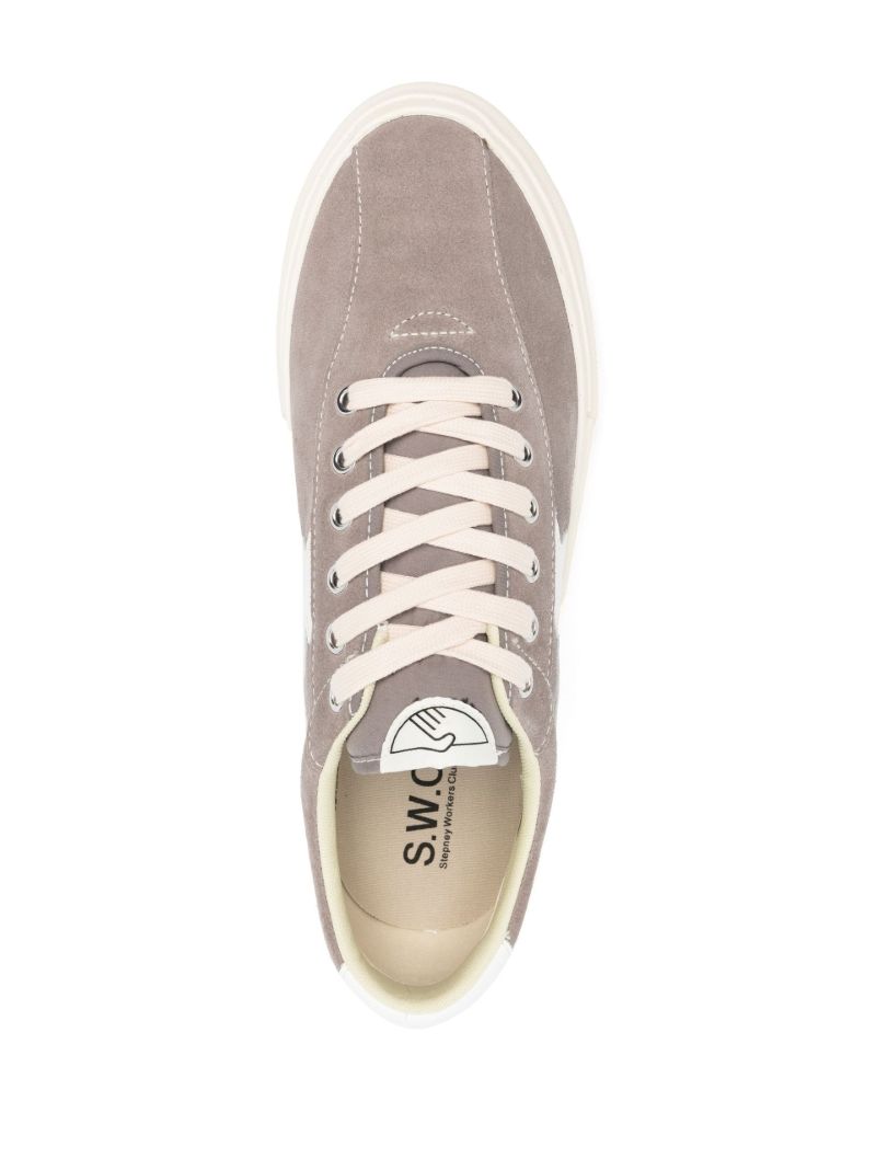 Grey Dellow S-strike Low-top Sneakers