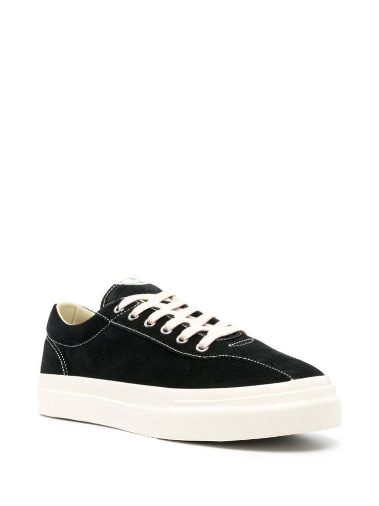 Black Dellow Suede Low-top Sneakers