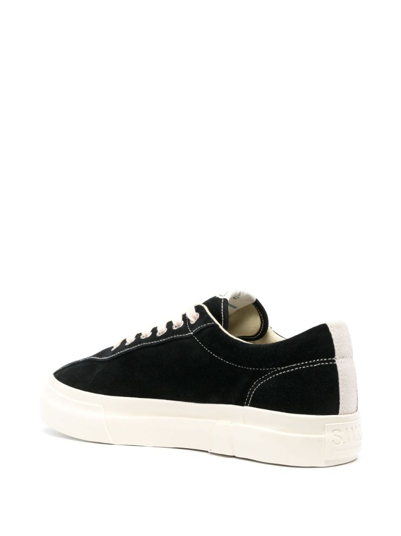 Black Dellow Suede Low-top Sneakers