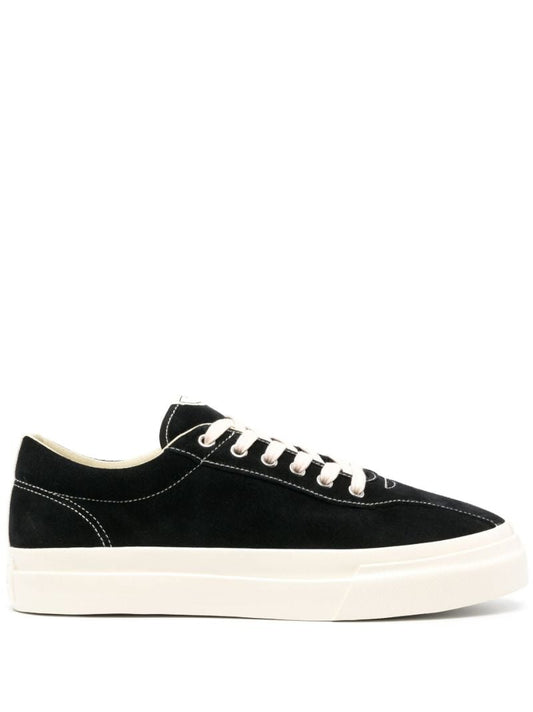 Black Dellow Suede Low-top Sneakers