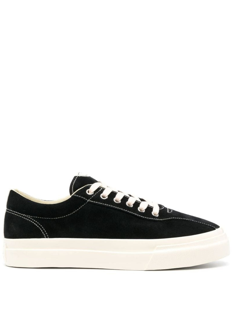 Black Dellow Suede Low-top Sneakers