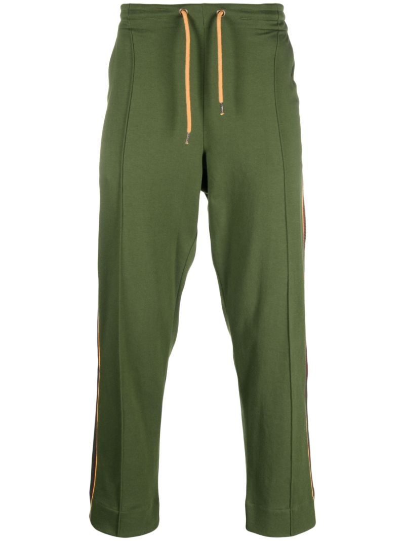 Green Logo-patch Track Pants